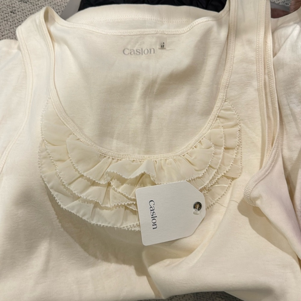 NEW 100% Cotton Lace Tank Top